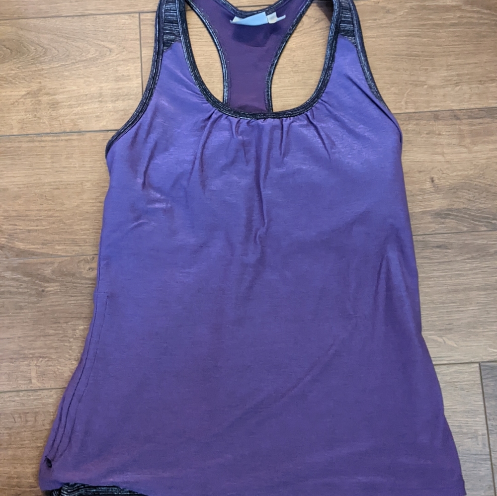 Purple Athleta workout‎ tank women's small
